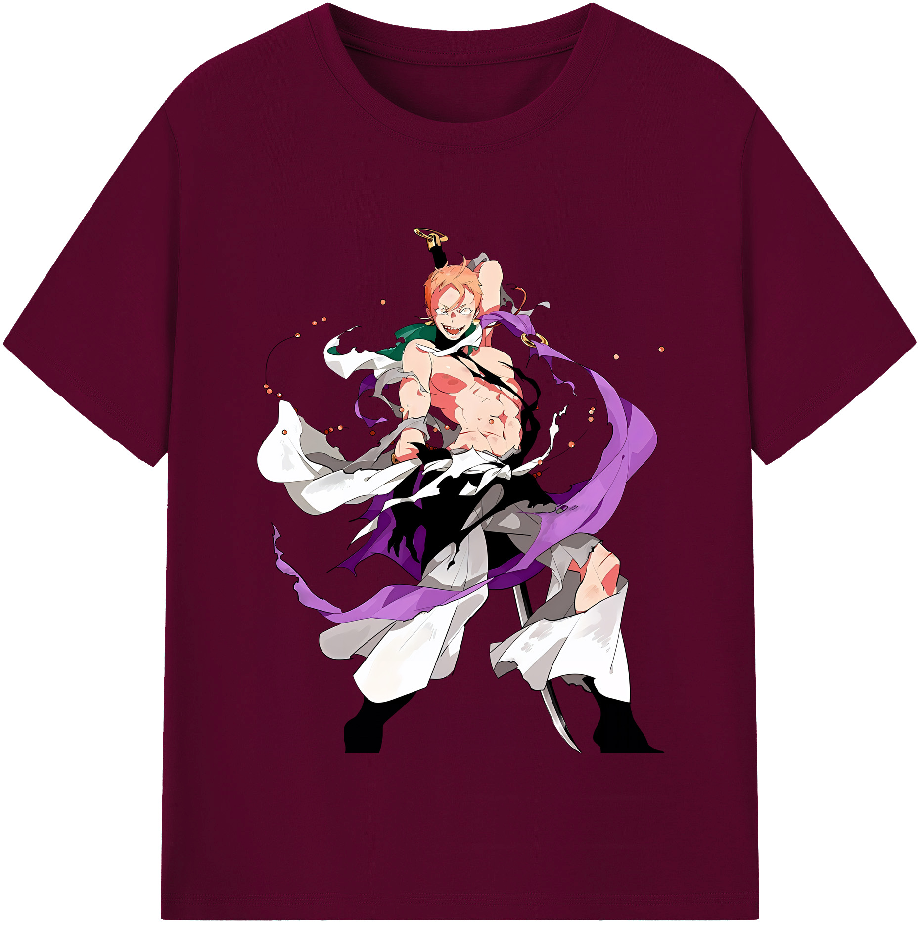 （画像用） 刀剣乱舞 Touken Ranbu レディースカジュアルプリントTシャツ（綿100％）